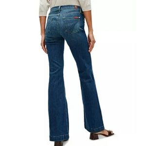 New 7 For All Mankind Dojo Bootcut Jeans Sz 27
